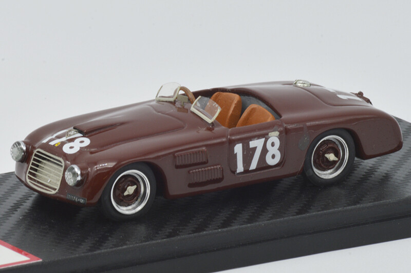 ALFA MODEL  AM43F194 FERRARI 166S ALLEMANO SPYDER #001S MILLE. MIGLIA 1948 #178 B.STERZI - N.RIGHETTI