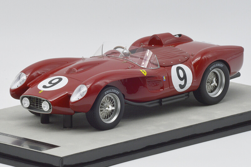 TECNOMODEL TM18-254C FERRARI 250 TR PONTOON FENDER LE MANS 1957 #9 GENDEBIEN TRINTIGNANT60