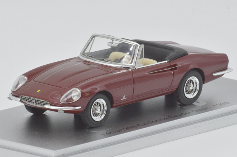 KESS43056281 FERRARI 365 CALIFORNIA SPIDER OPEN 1966 METALLIC BORDEAUX