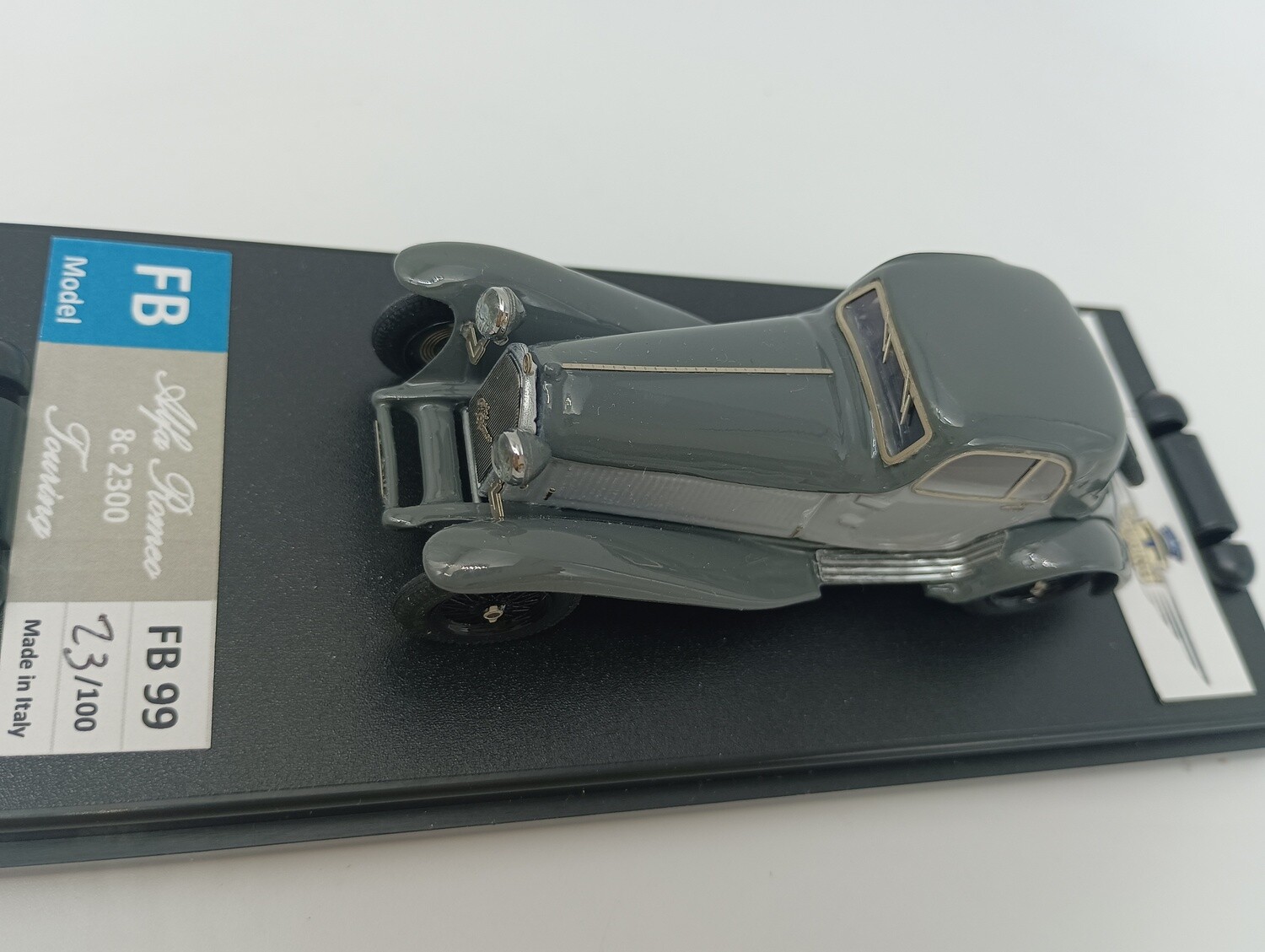 FB MODEL FBM099C ALFA ROMEO 8C 2300 COUPE TOURING DARK GREY E LIGHT GREY
