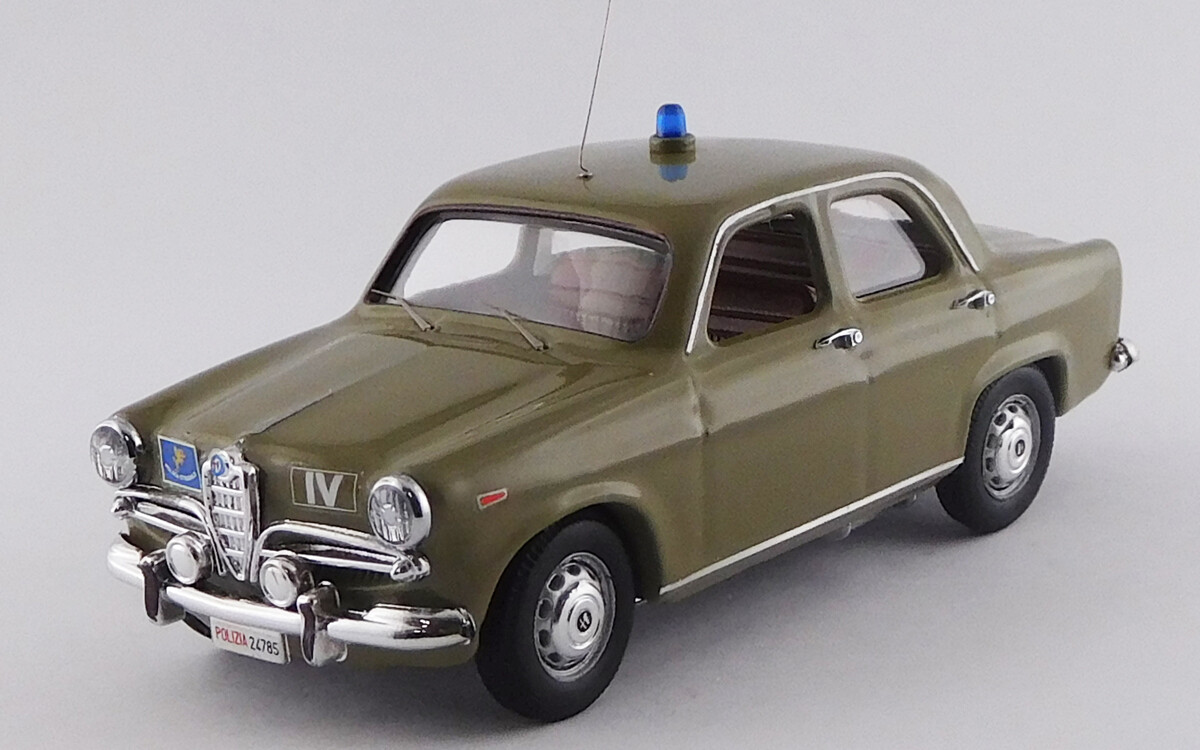 RIO MODEL RIO4572 ALFA ROMEO GIULIETTA - Polizia 1961 - Museo di Roma