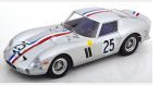 KK SCALE KKDC180738 FERRARI 250 GTO 3.0L V12 COUPE TEAM ECURIE FRANCORCHAMPS N 25 24h LE MANS 1963 L. DERNIER - P. DUMAY