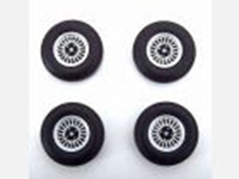 KK SCALE KKDCACC032 ACCESSORI SET 4X WHEELS AND RIMS FOR BMW 2002 ALPINA 1971