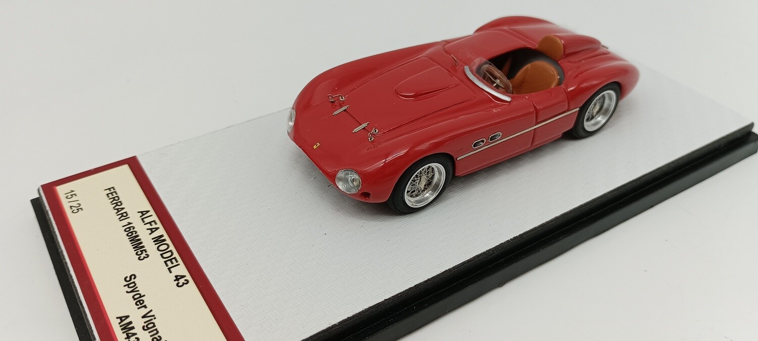 ALFA MODEL 43 AM43F290 FERRARI 166 MM53 SPYDER VIGNALE
