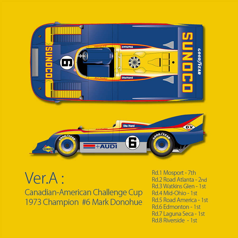 MODEL FACTORY HIRO MFH799A PORSCHE 917-30 CANADIAN AMERICAN CHALLENGE CUP 1973 1/43