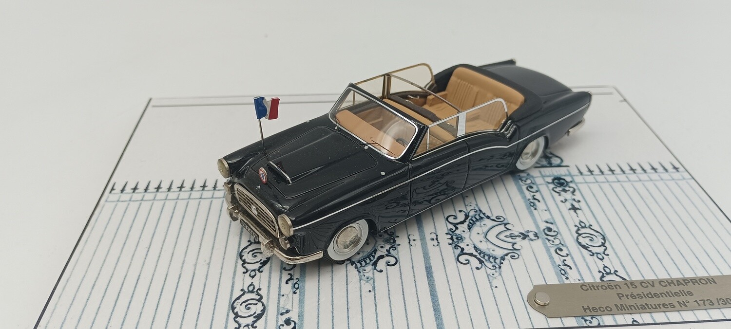 HECO MINIATURES CITROEN TRACTION CHAPRON PRESIDENTIELLE  173/300