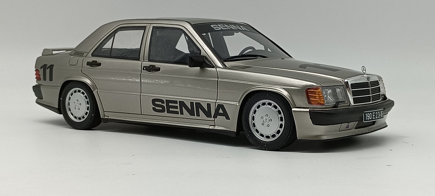 OTTO MOBILE OT1041 UV1 MERCEDES BENZ 190E 2.3 - 16 W201 AYRTON SENNA METALLIC GOLD 1984