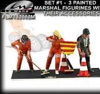 LE MANS MINIATURES LMCOFLM132002M SET #.1 OF 3 MARSHALS