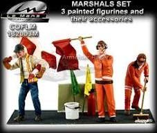 LE MANS MINIATURES LMCOFLM132003M  SET #.2 OF 3 MARSHALS