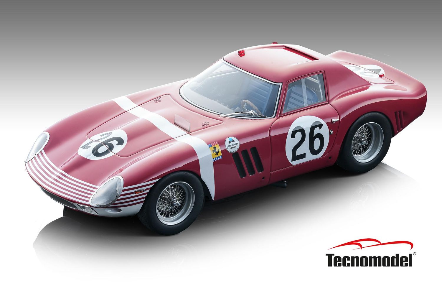TECNOMODEL TM18-096E	Ferrari 250 GTO 64 Reims 12h 1964 car #28  P. Rodriguez - N. Vaccarella