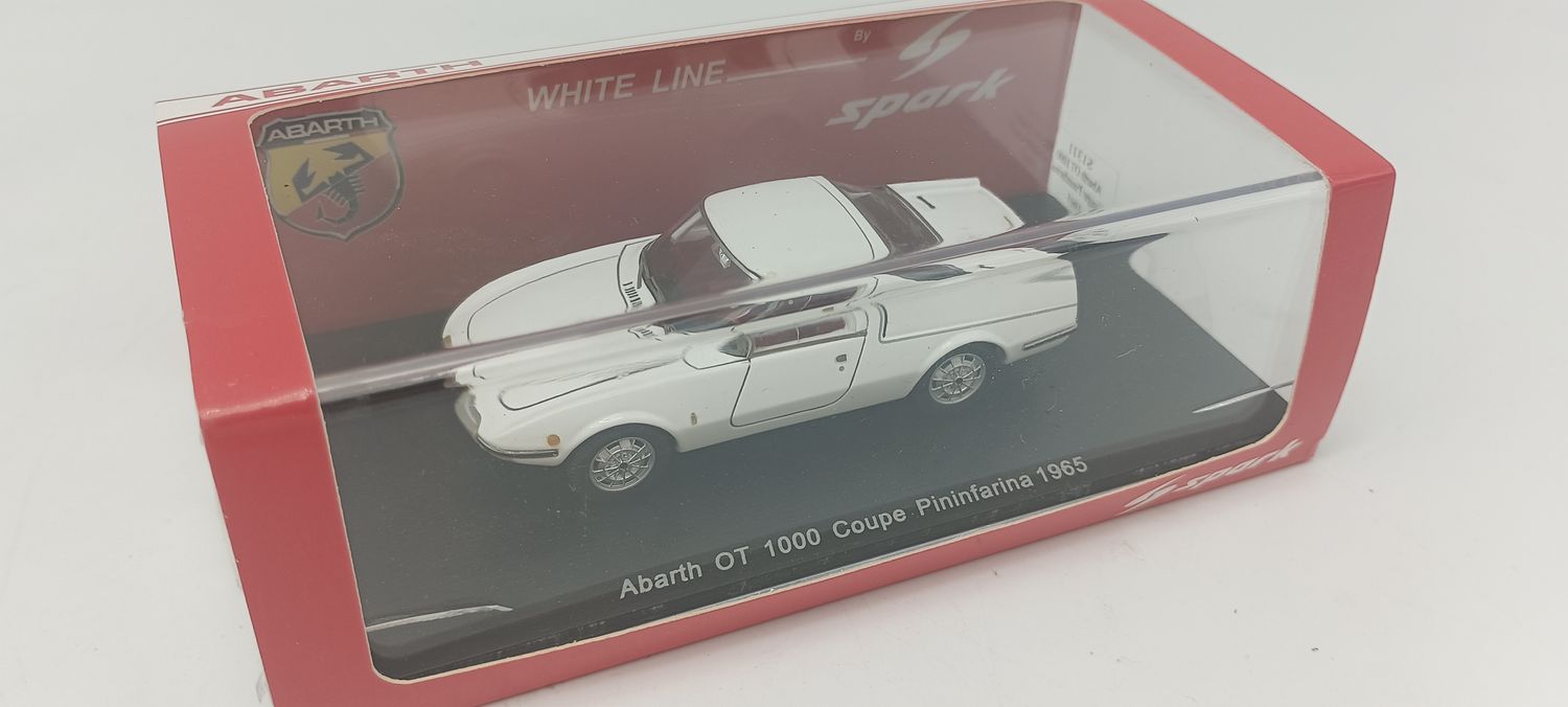SPARK MIMAX S1311 ABARTH OT 1000 COUPE' PININFARINA 1965 BIANCO