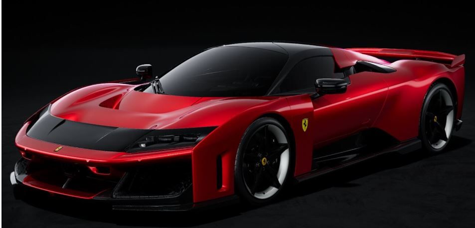 BBRP18253H FERRARI F80 OPTIONAL CARBONIO ROSSO SUPERCAR CERCHI BICOLOR CARBONIO E SILVER