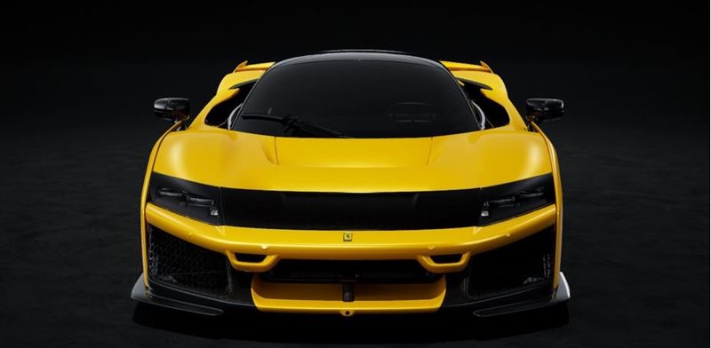 BBRC305B FERRARI F80 OPTIONAL CARBONIO GIALLO TRISTRATO WHEELS SILVER