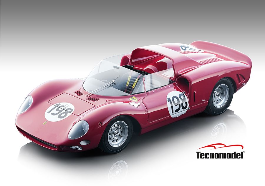 TECNOMODEL TM18-273C 	Ferrari 275 P2 Targa Florio 1965 car #198 WINNER L.Bandini - N.Vaccarella #198