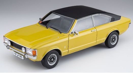 TOURING CARS TMC 18080005	Ford Granada Consul Coupé GT 2.3 - daytona yellow - Vinyl Top black - porte e cofano apribili