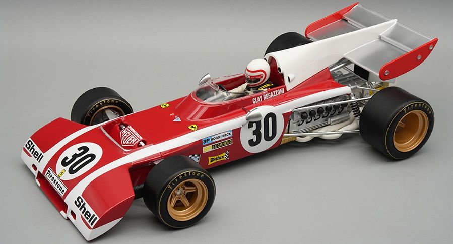 TECNOMODEL TMD18-321A Ferrari 312 B2 1972  Prova belgium GP Driver Clay Regazzoni #30