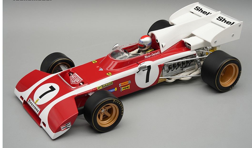 TECNOMODEL TMD18-321B Ferrari 312 B2 1972 South Africa  GP Driver  M. Andretti # 7