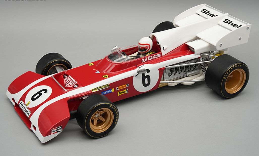 TECNOMODEL TMD18-321C Ferrari 312 B2 1972 South Africa  GP Driver  Clay Regazzoni # 6