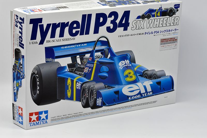 TAMIYA 12036 TYRRELL P34 FORMULA 1 1976 - RISTAMPA CON FOTOINCISIONI