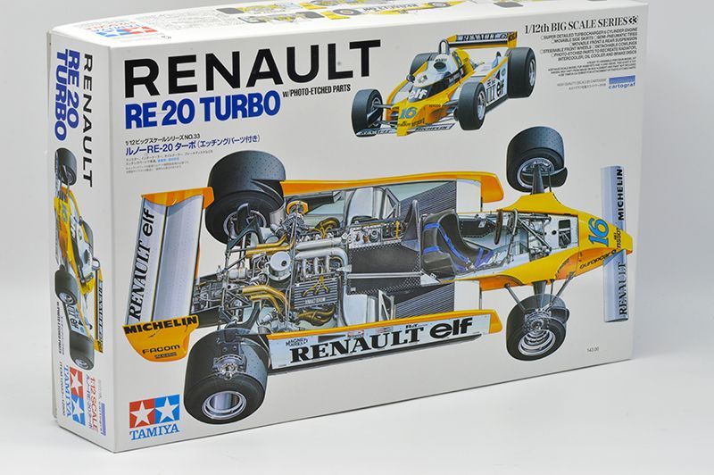 TAMIYA TA12033 RENAULT RE20 TURBO 1980 - RISTAMPA CON FOTOINCISIONI