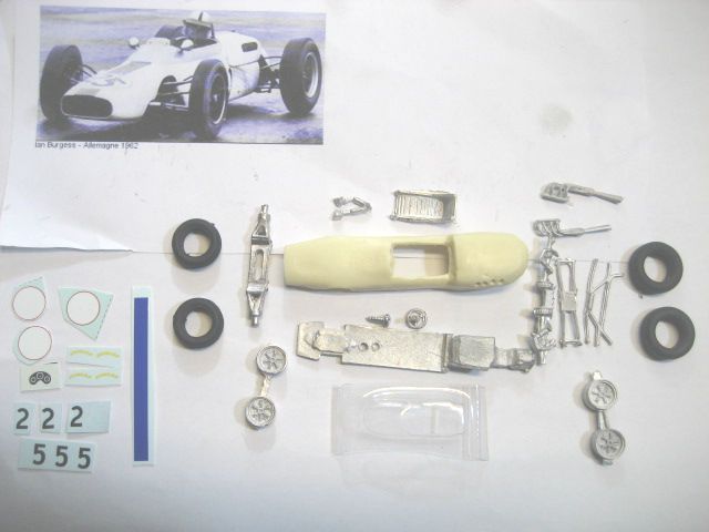 VILLA MODEL VM389 Cooper T59 Aiden Ian Burgess German GP 1962