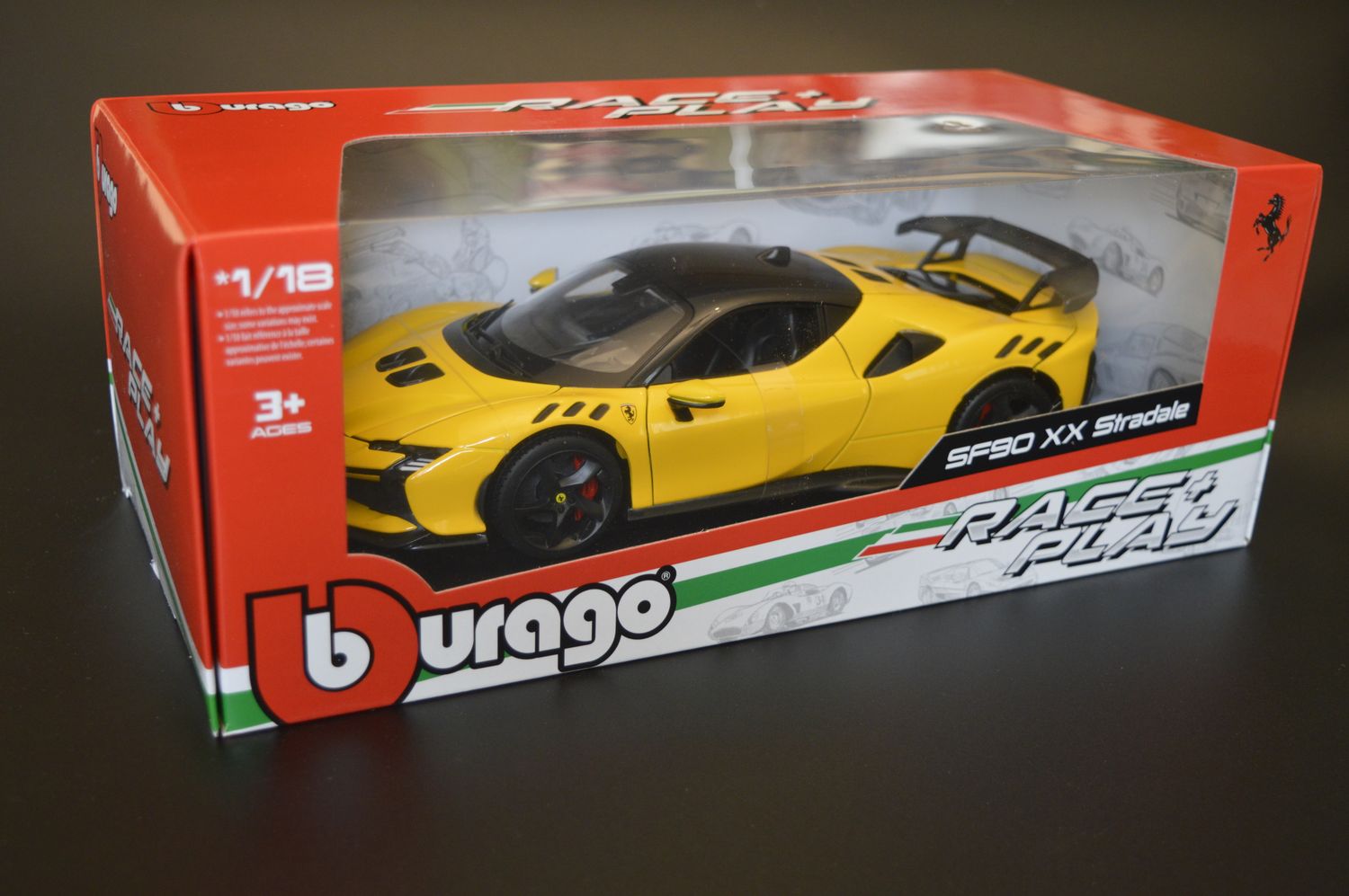 BURAGO BU1816020Y FERRARI SF90XX STRADALE 2024 GIALLO MODENA