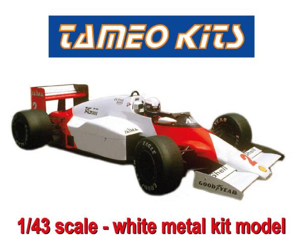 TAMEO WCT085 MCLAREN MP4-2 G.P. MONACO 1985 ALAIN PROST (WINNER) #2 - NIKI LAUDA