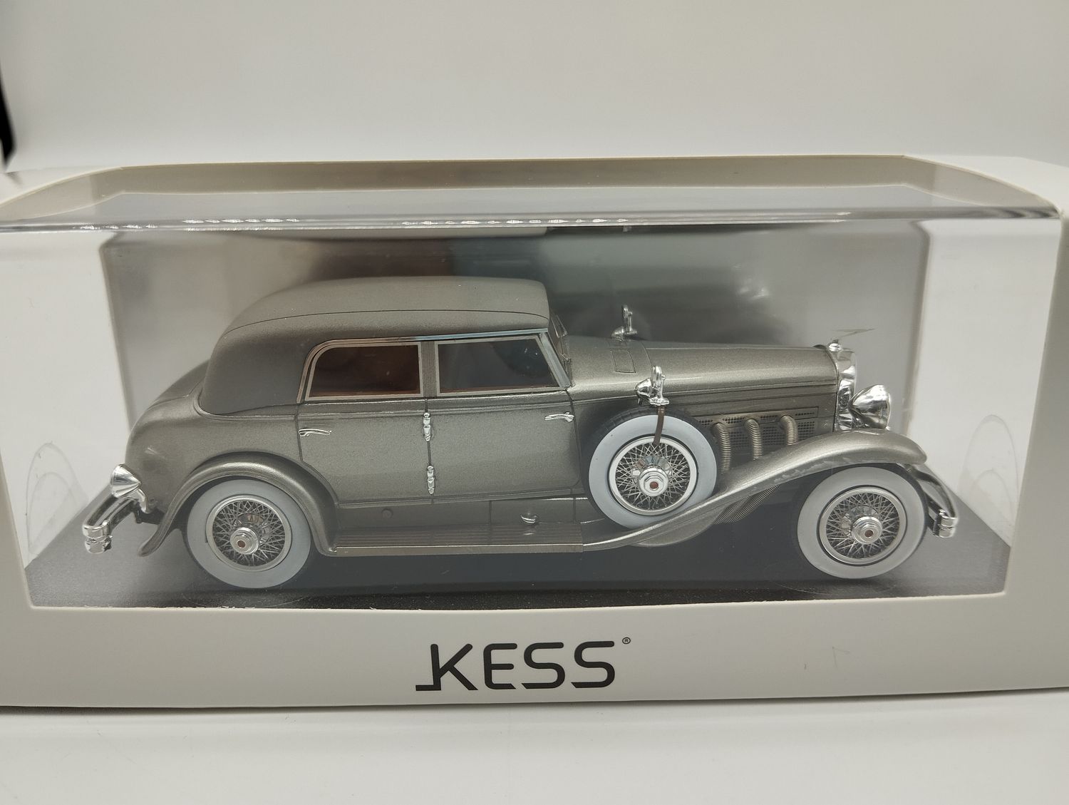 KESS43055030 DUESENBERG MODEL J. TORPEDO BERLINE di ROLLSTON 1932 grey met.