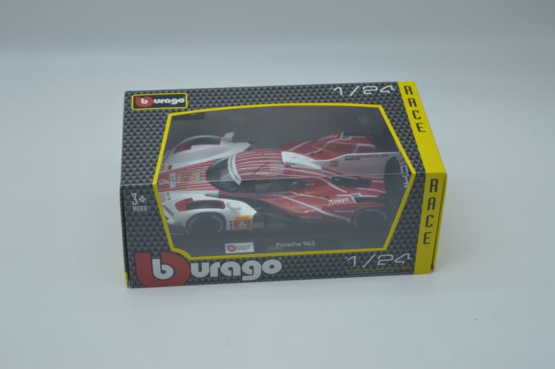 BURAGO BU18-28042 PORSCHE 963 HYPERCAR BURAGO BU18-28042 PORSCHE 963 HYPERCAR