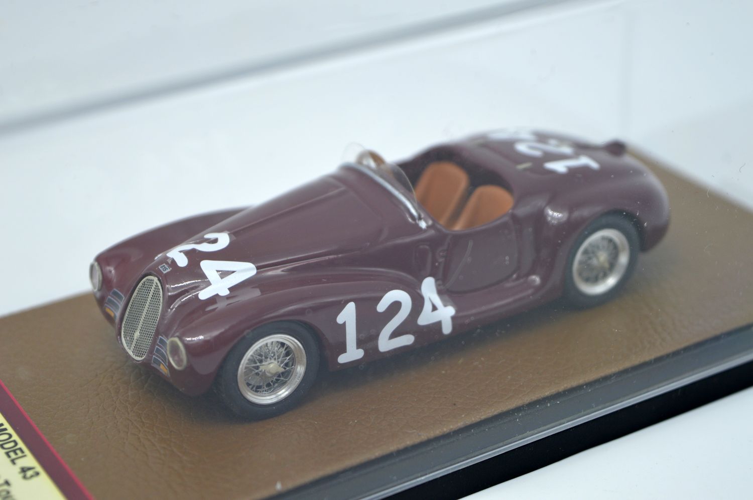 ALFA MODEL AM43F371 FERRARI 815 SPIDER TOURING MILLE MIGLIA 1947 #124 BELTRACHINI PEZZOLI 32