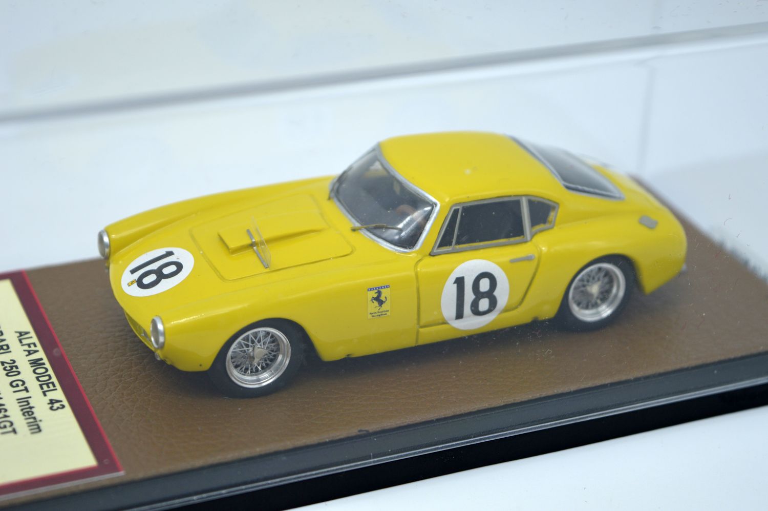 ALFA MODEL AM43F367 FERRARI 250GT BERLINETTA #1461 LE MANS 1959 #18 PILETTE - ARENTS 48