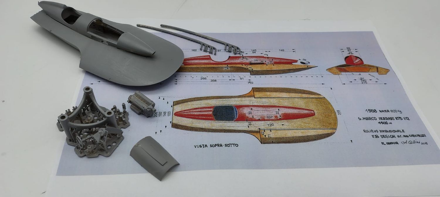 BRK43388 - MOTOSCAFO SAN MARCO 800 KG 1957 CON MOTORE FERRARI