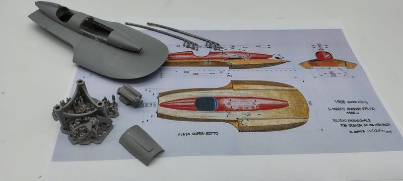 BRK43388 - MOTOSCAFO SAN MARCO 800 KG 1957 CON MOTORE FERRARI