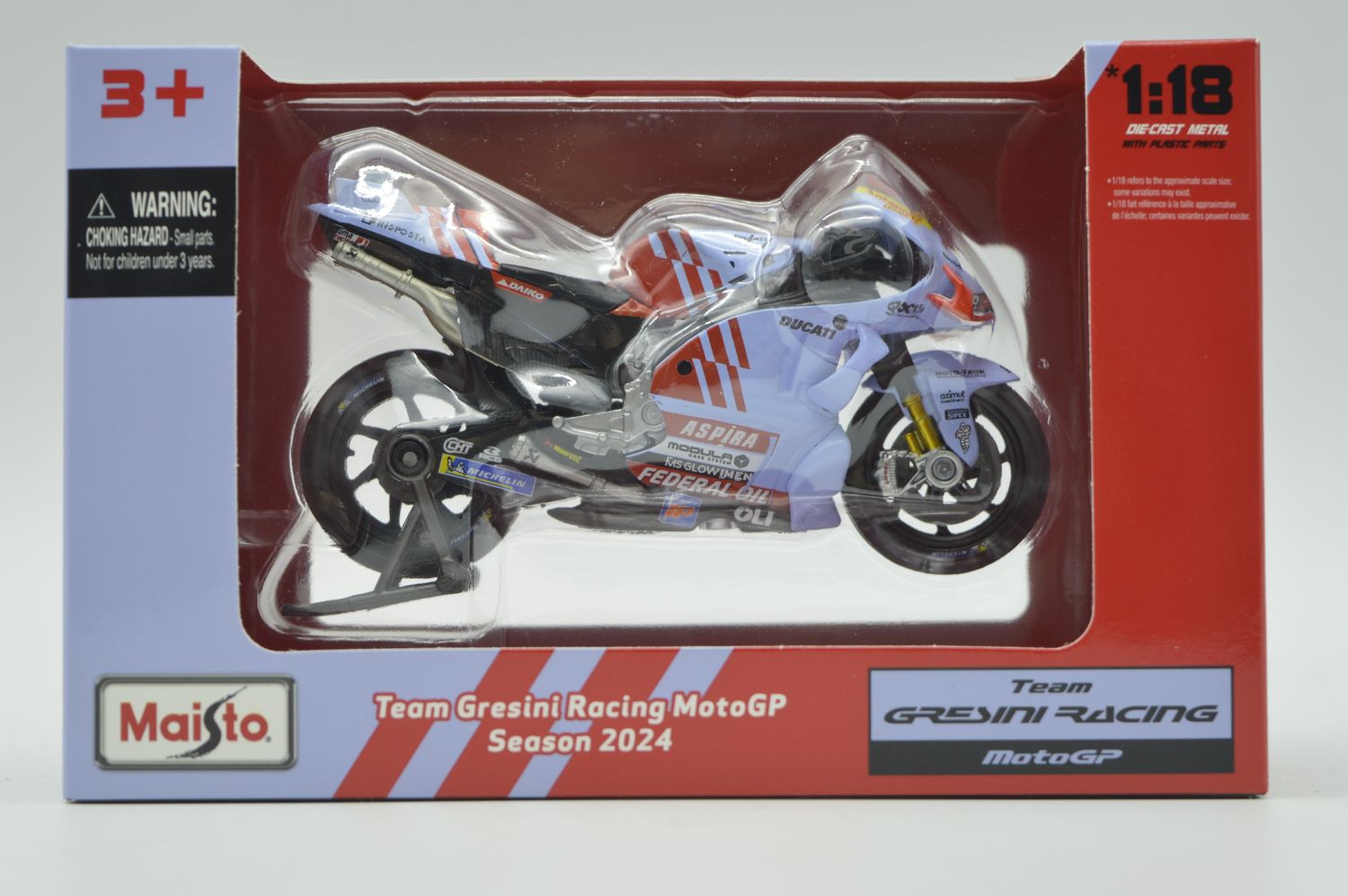 MAISTO MAIST36399-93 - DUCATI DESMOSEDICI GP23 TEAM GRESINI