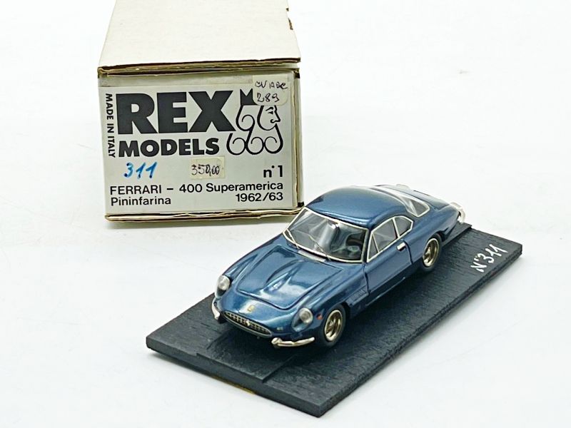 CVABC289 - REX MODELS - FERRARI 400 SUPERAMERICA PININFARINA BLUE