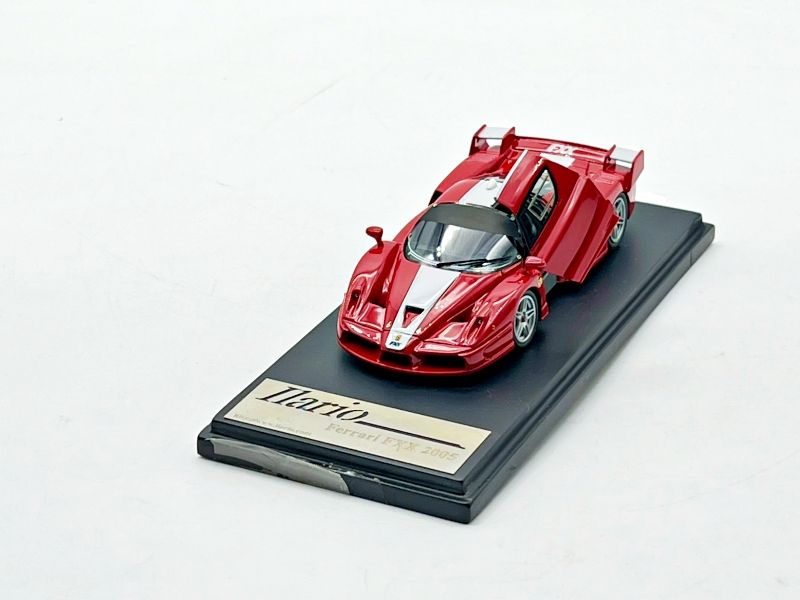 ILARIO IL43028open FERRARI FXX 2005 RED SILVER WHEELS OPEN DOOR