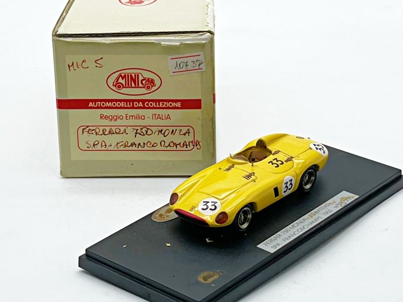 MINICAR - MIC05 FERRARI 750 MONZA  SPA-FRANCORCHAMPS 1955