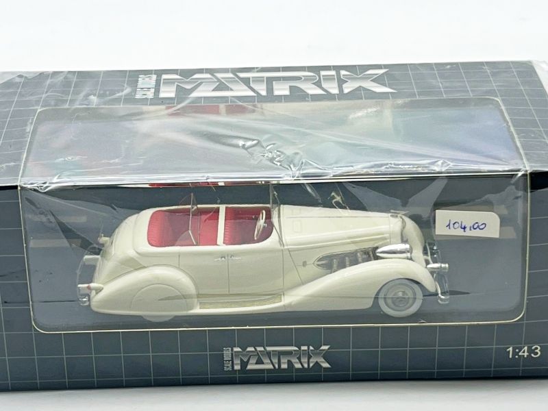 MATRIX - MX40406-041 DUESENBERG SJ544-2570 BOHMAN & SCHWARTZ CONVERTIBLE SEDAN 1936