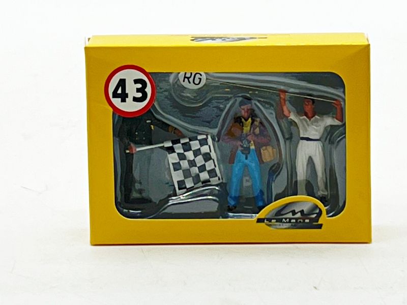 LE MANS MINIATURES - LMCOFLM143004M - COFFRET DI 3 PERSONAGGI