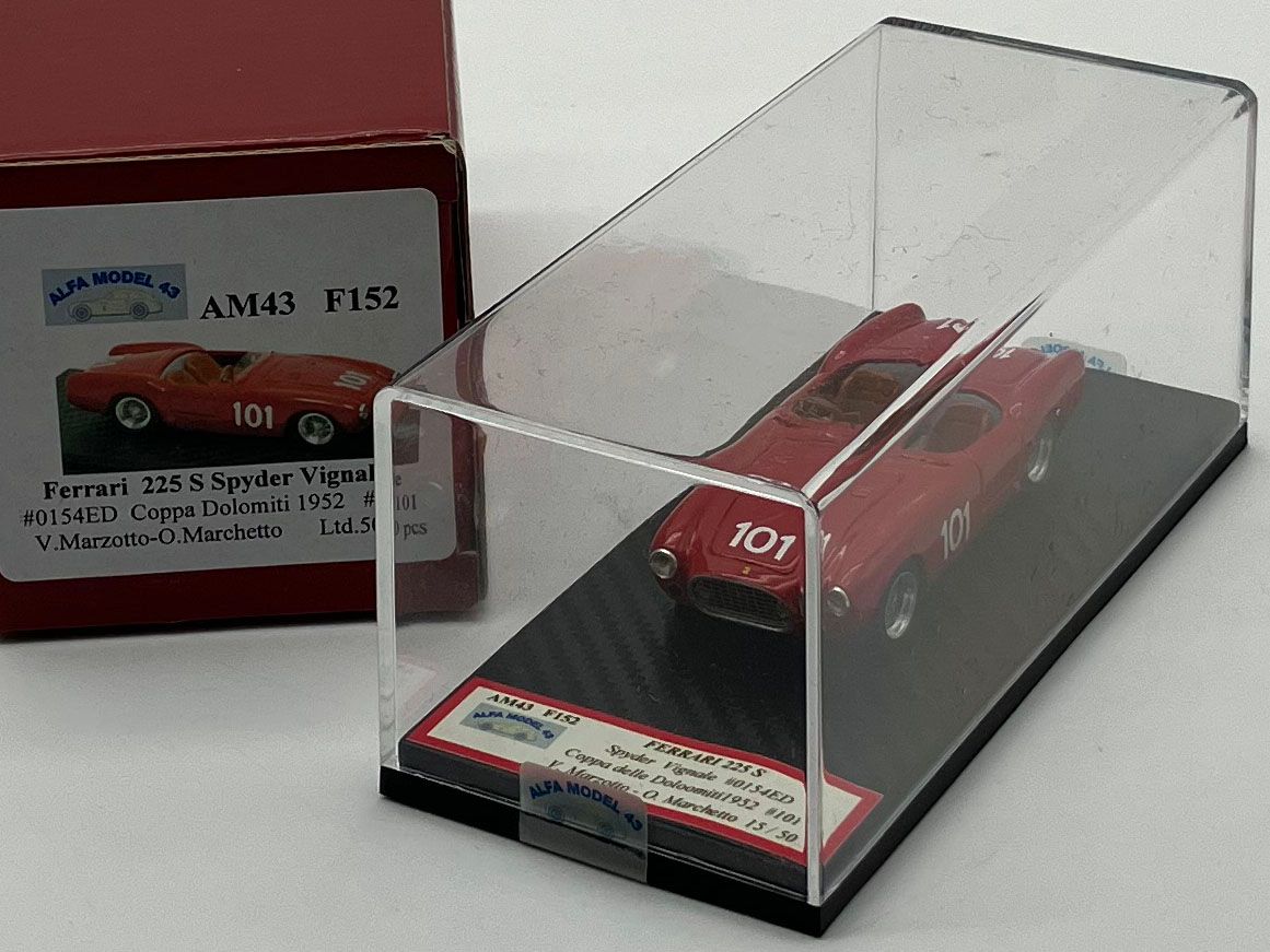 ALFA MODEL  AM43F152 - Ferrari 225 S Spyder Vignale ch.0154ED Coppa Dolomiti 1952 n.101