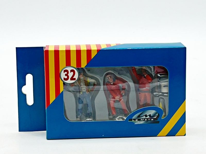 LE MANS MINIATURES - LMCOFLM132003M LE MANS- 3 COMMISSARI DI PISTA