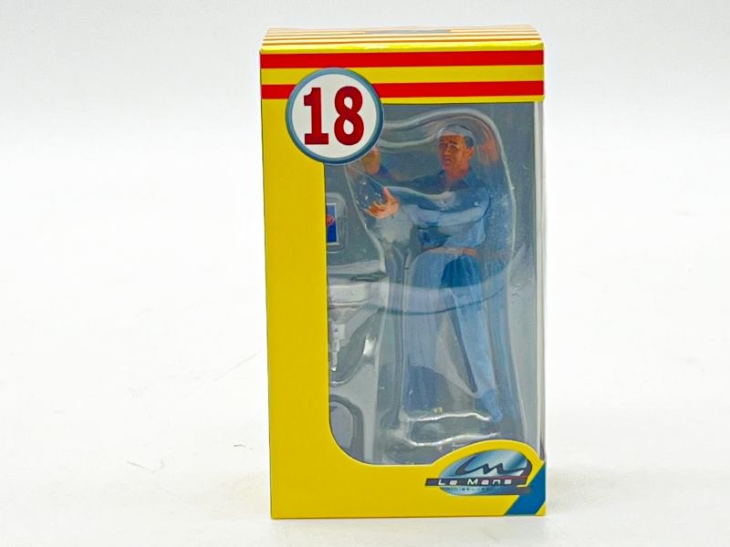 LE MANS MINIATURES - LMFLM118045-D1 - LUCIEN, REFUELLER WITH BLUE WORKSUITS