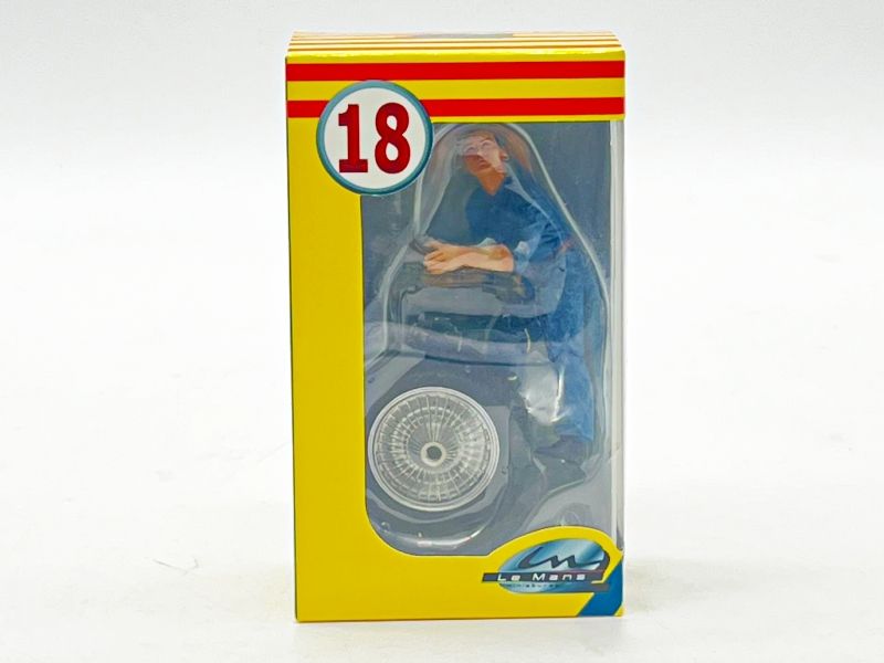 LE MANS MINIATURES - LMFLM118044-D1 - GEORGES MECANICIEN ROUE COMBINAISON BLEUE