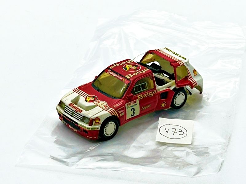 V073 - PEUGEOT 205 TURBO BELGA N.3 - COFANO APRIBILE