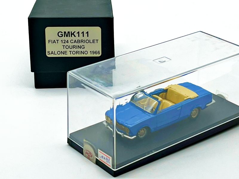 GAMMA MODELS - GKM111 FIAT 124 CABRIOLET TOURING SALONE TORINO 1966