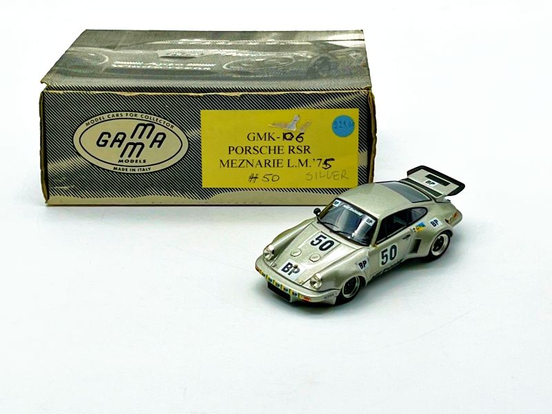 GAMMA MODELS - GMM106 PORSCHE RSR MEZNARIE L.M.'75  SILVER