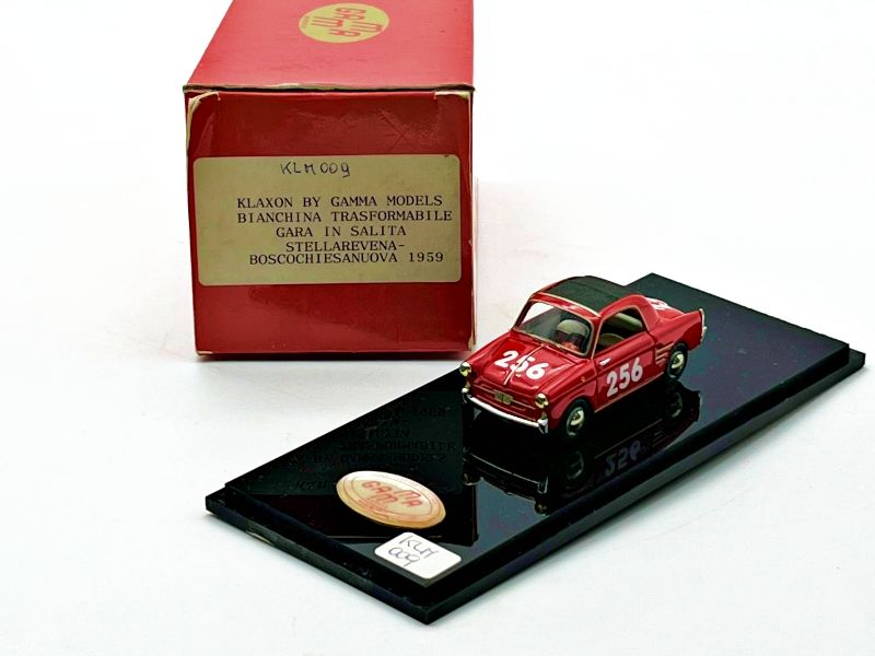 KLAXON - KLM009 BIANCHINA TRASFORMABILE GARA IN SALITA STELLAREVENA BOSCOCHIESANUOVA