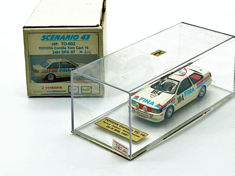 FRANCORCHAMPS MINI MODELS - FMMTO002 TOYOTA COROLLA TWIN CAM 16 24H SPA 87