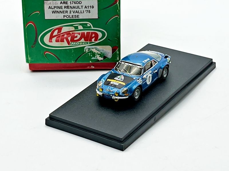 ARENA MODELLI - AREM176DD ALPINE RENAULT A110 WINNER 2 VALLI 75 POLESE