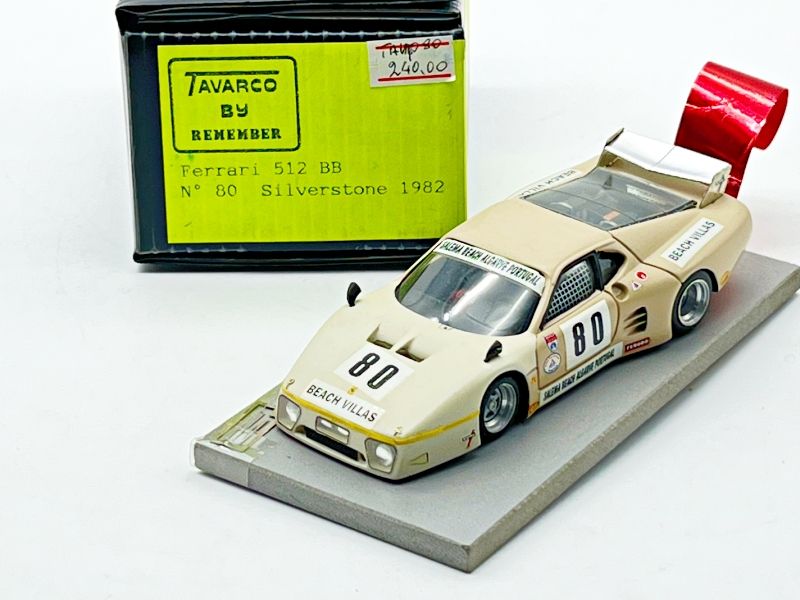 REMEMBER - REM001 - FERRARI 512 BB N� 80 SILVERSTONE 1982
